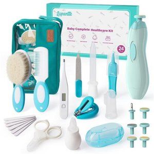 Baby Healthcare and Grooming Kit,24 in 1 Baby Electric Nail Trimmer Set,Care Kit